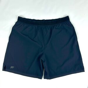 Fabletics Men’s The Fundamental Short. X Large. 2 Pockets. True Navy Blue.